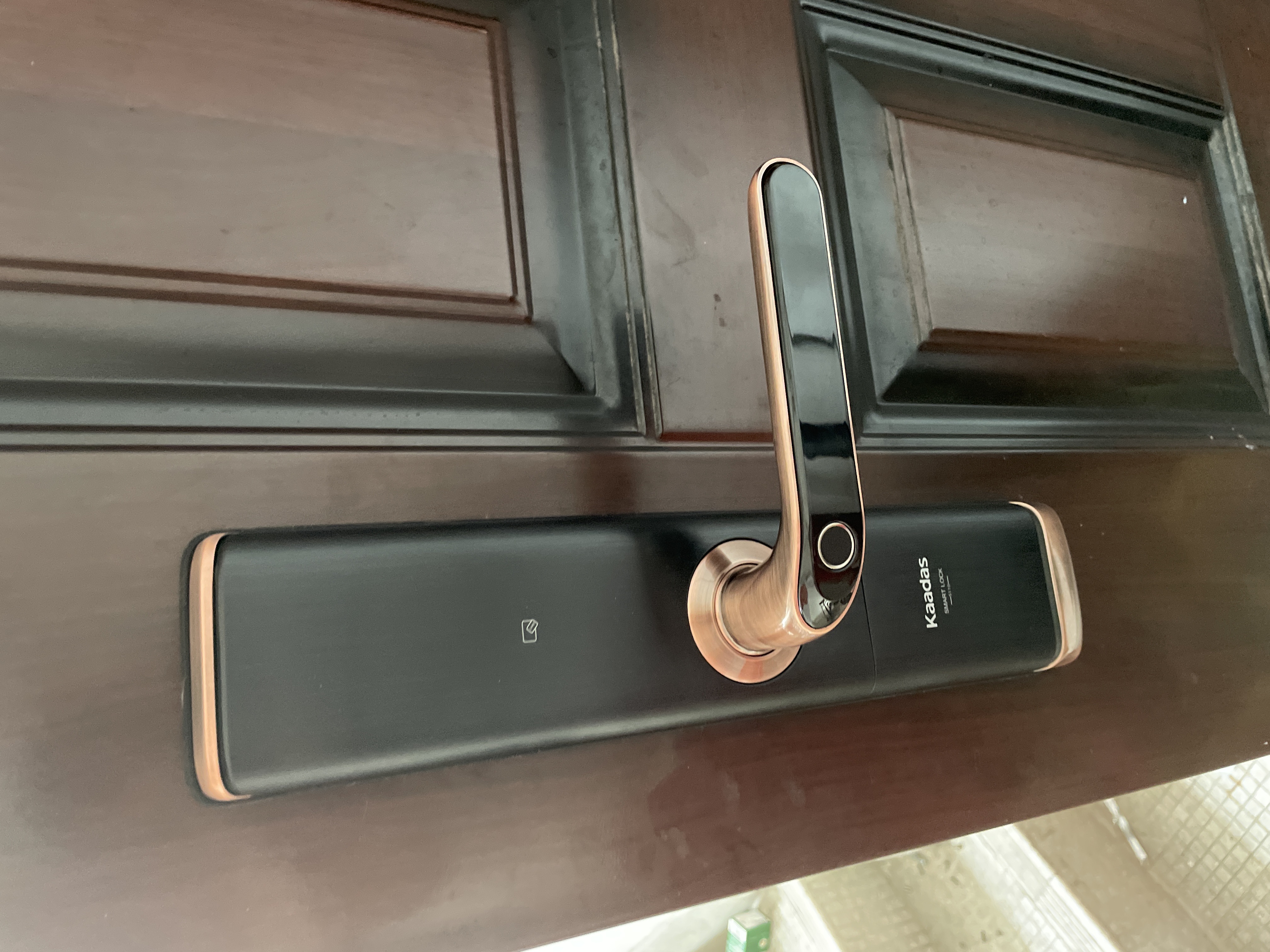 凯迪仕s110d2d1指纹锁家用防盗门智能锁电子锁电子门锁密码锁双开关
